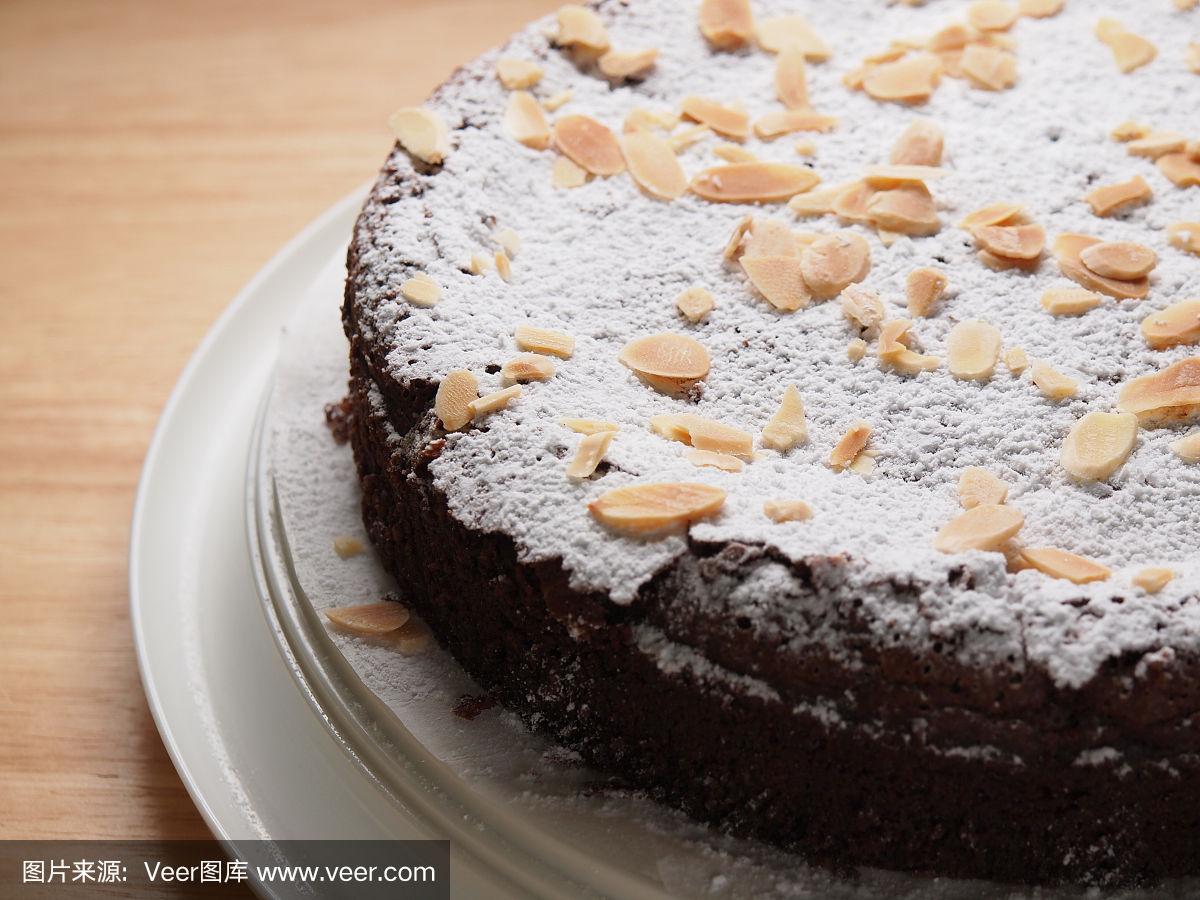 法式杏仁巧克力蛋糕的经典配方